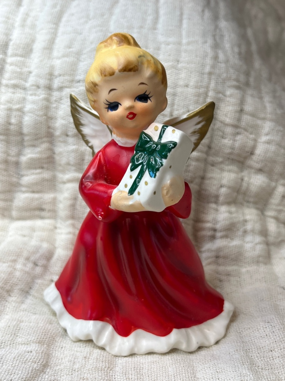 Napcoware Angel Figurine Christmas Vintage Christmas Angel 1960’s present